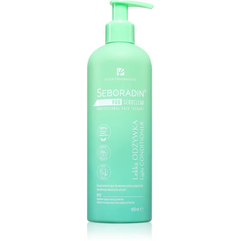 Seboradin PRO SEBOCLEAR Balance Fresh balzam za mastne lase 400 ml