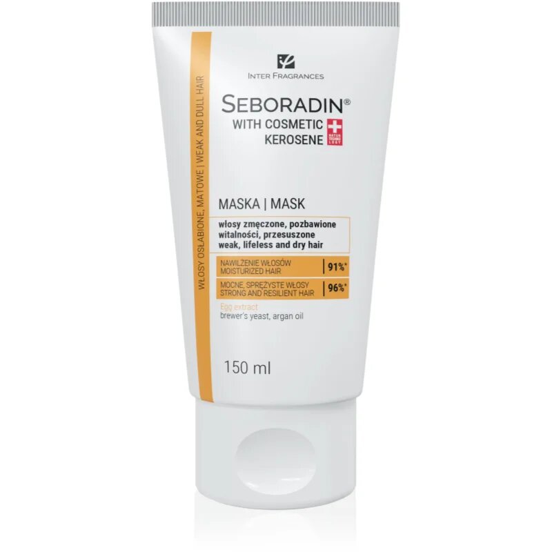 Seboradin With Cosmetic Kerosene maska za krepitev in sijaj las 150 ml