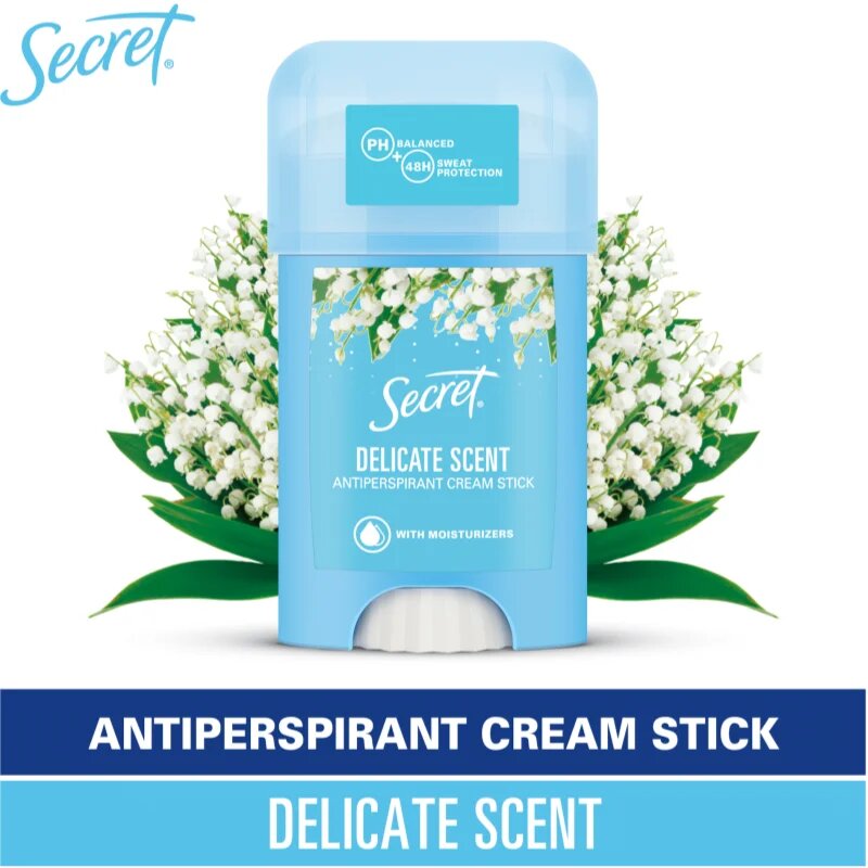 Secret Delicate Antiperspirant Cream Stick kremasti antiperspirant za ženske 40 ml