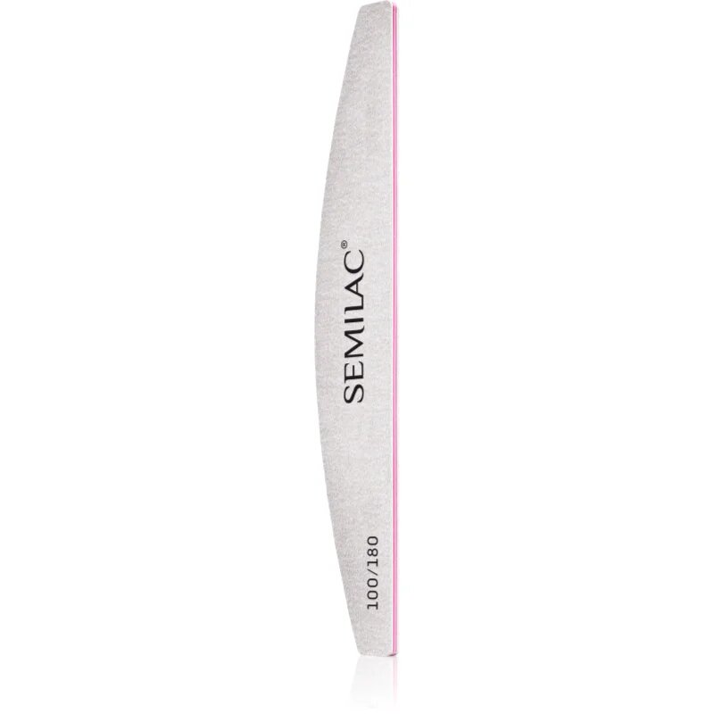 Semilac Accessories Nail File 100/180 klasična pilica za nohte z dvema grobostma 1 kos