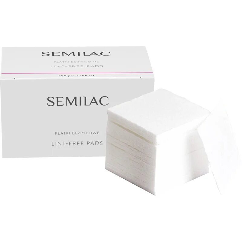 Semilac Lint-Free Pads čistilne blazinice za nohte 200 kos