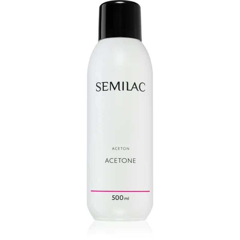 Semilac Liquids čisti aceton za odstranjevanje gel nohtov 500 ml