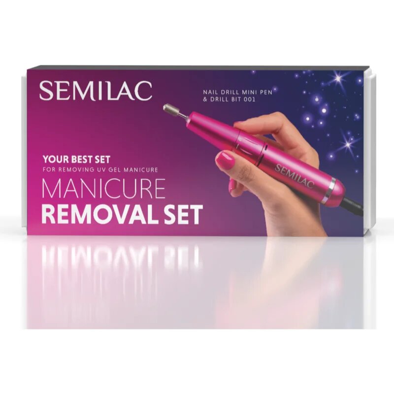 Semilac Set Manicure Removal brusilnik za nohte z dodatki