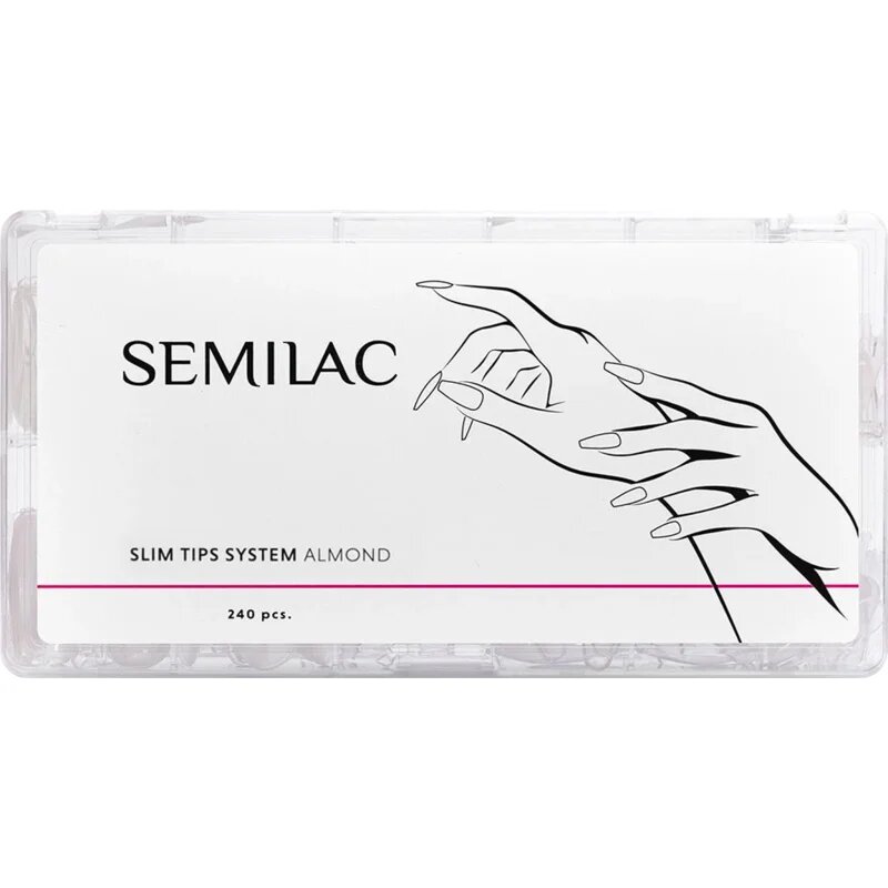 Semilac Slim Tips System umetni nohti vrsta 240 kos