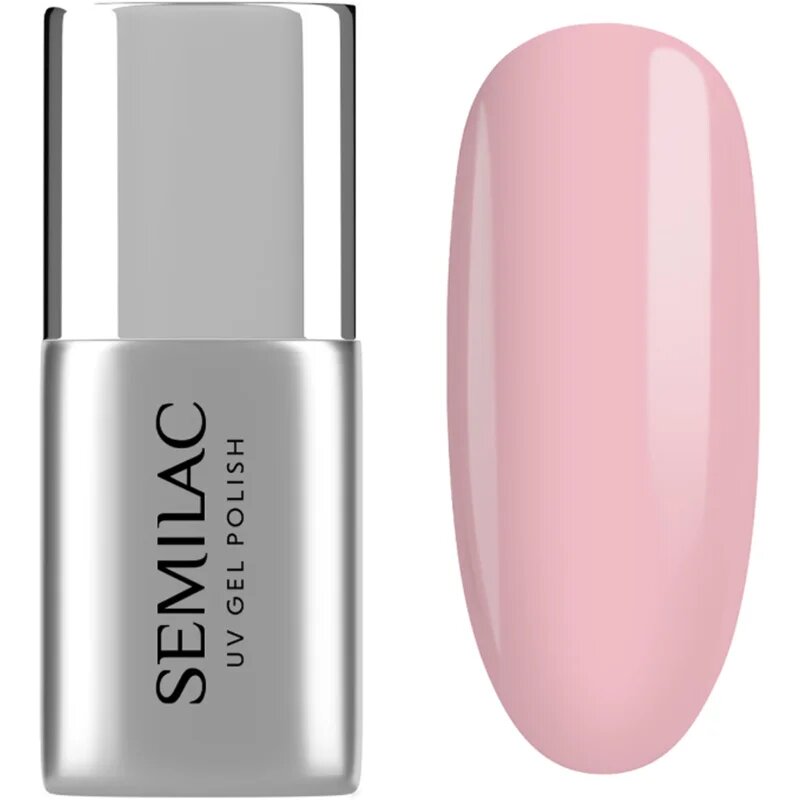 Semilac UV Gel Base Fiber Base podlak za gel nohte odtenek Pink Milk 7 ml