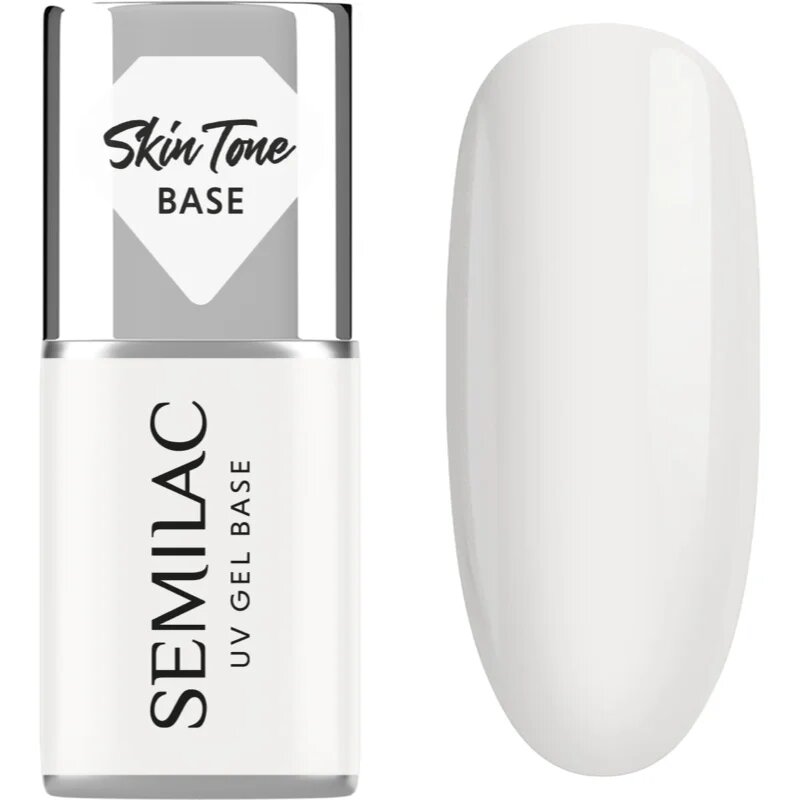 Semilac UV Gel Base Skin Tone Base podlak za gel nohte odtenek Coconut Cream 7 ml