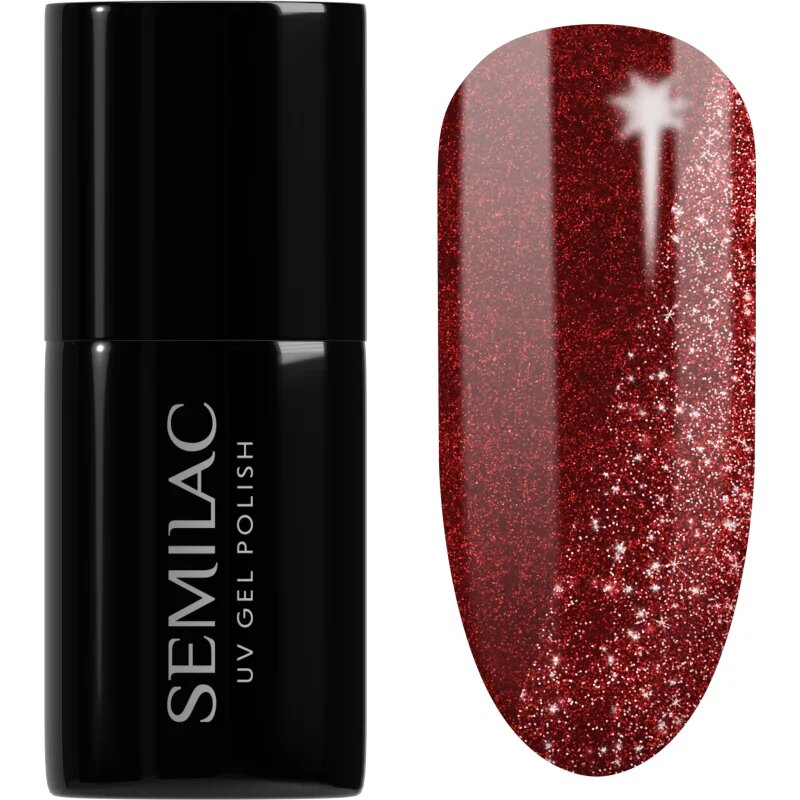 Semilac UV Hybrid Day and Night gel lak za nohte z uporabo UV/LED lučke odtenek 396 Flash And Blush 7 ml