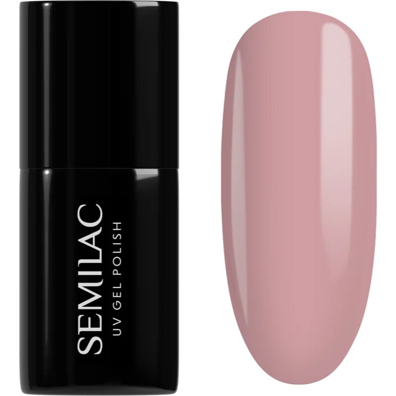 Semilac UV Hybrid Naked Nails gel lak za nohte odtenek 586 Dirty Rose Nude 7 ml