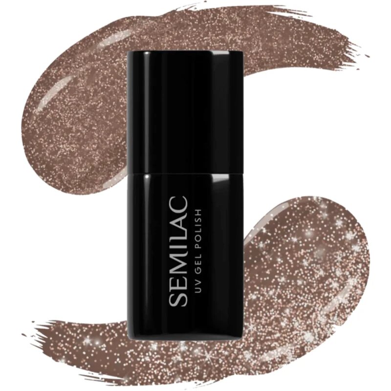 Semilac UV Hybrid New YEAAH gel lak za nohte z uporabo UV/LED lučke odtenek 408 Less Sugar 7 ml