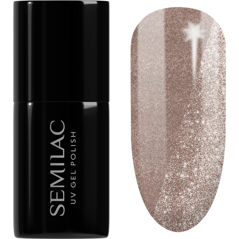 Semilac UV Hybrid New YEAAH gel lak za nohte z uporabo UV/LED lučke odtenek 408 Less Sugar 7 ml