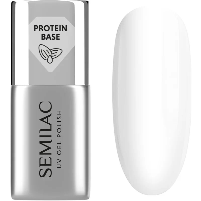 Semilac UV Hybrid Protein Extend Base gel lak za podaljševanje nohtov 7 ml
