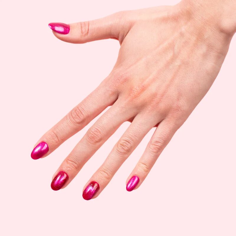 Semilac UV Hybrid Silk Effect gel lak za nohte z uporabo UV/LED lučke odtenek 468 Pink Cosy Essential 7 ml