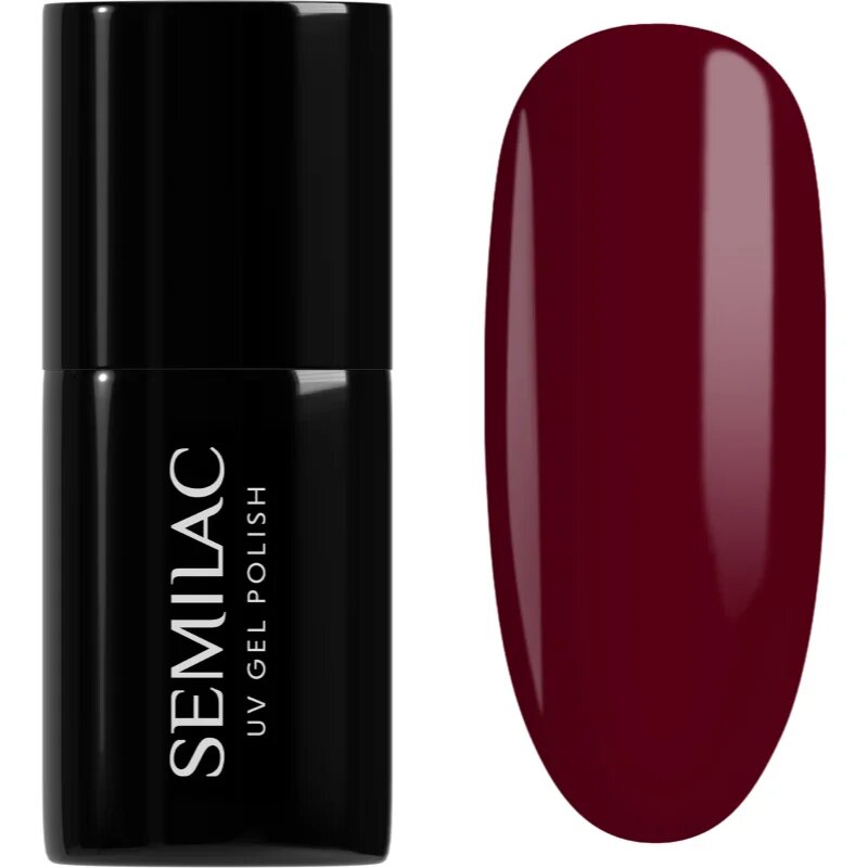 Semilac UV Hybrid Tastes Of Fall gel lak za nohte odtenek 404 Black Beans Muffin 7 ml
