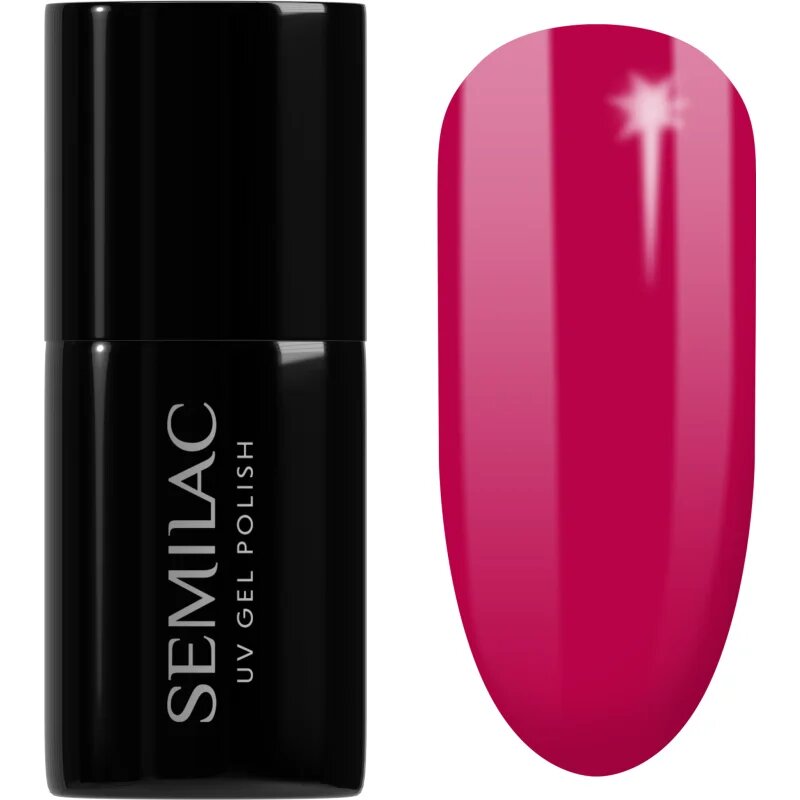 Semilac UV Hybrid Tropical Drinks gel lak za nohte odtenek 103 Elegant Raspberry 7 ml