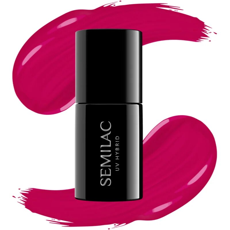 Semilac UV Hybrid Tropical Drinks gel lak za nohte odtenek 103 Elegant Raspberry 7 ml