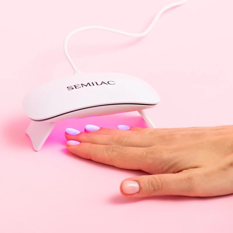Semilac UV LED Lamp 6W LED lučka za oblikovanje gel nohtov 6 W 1 kos