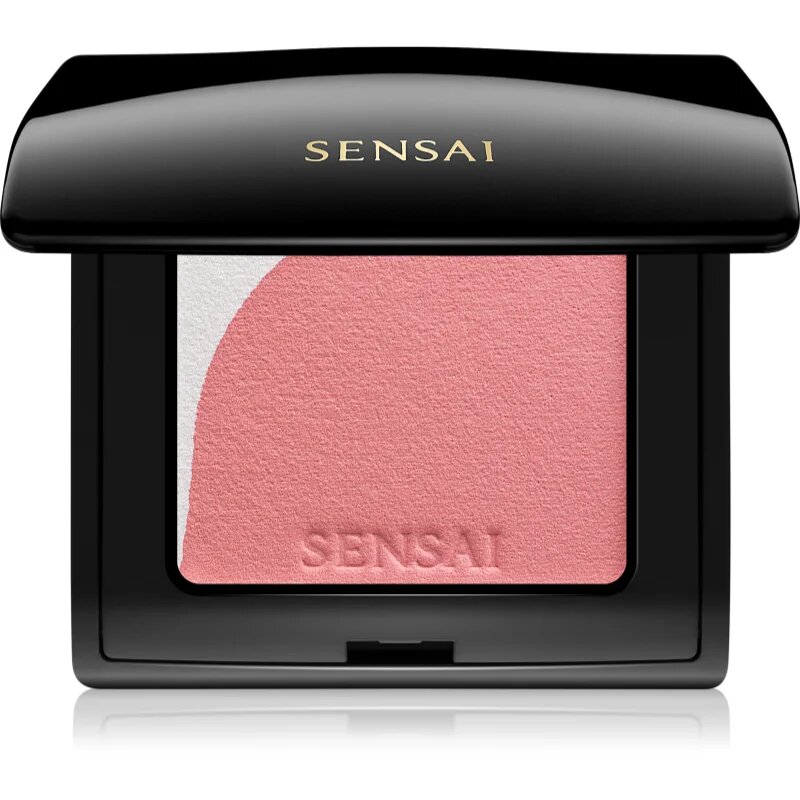 Sensai Blooming Blush Rdečilo za posvetlitev s čopičem odtenek 02 Blooming Peach 4 g