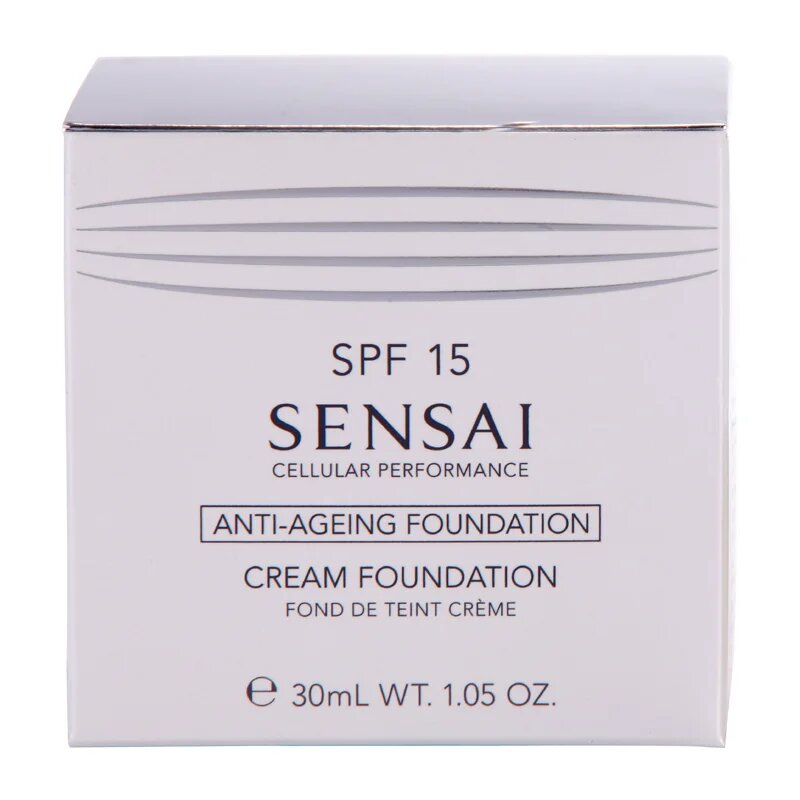 Sensai Cellular Performance Cream Foundation kremasti tekoči puder SPF 15 odtenek CF 13 Warm Beige 30 ml