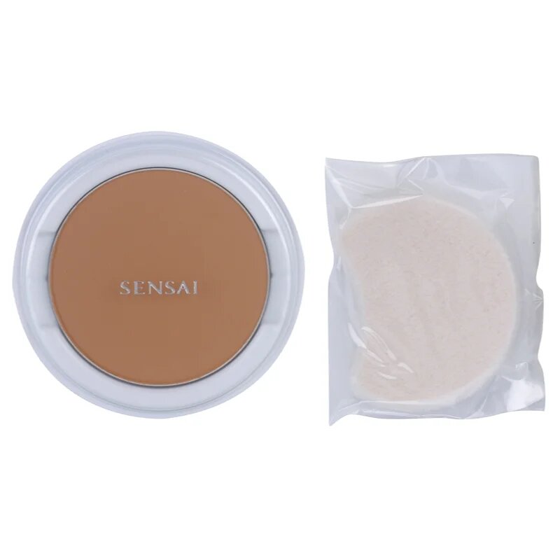 Sensai Cellular Performance Total Finish Foundation kompaktni puder proti gubam nadomestno polnilo odtenek TF23 Almond Beige SPF 15 11 g