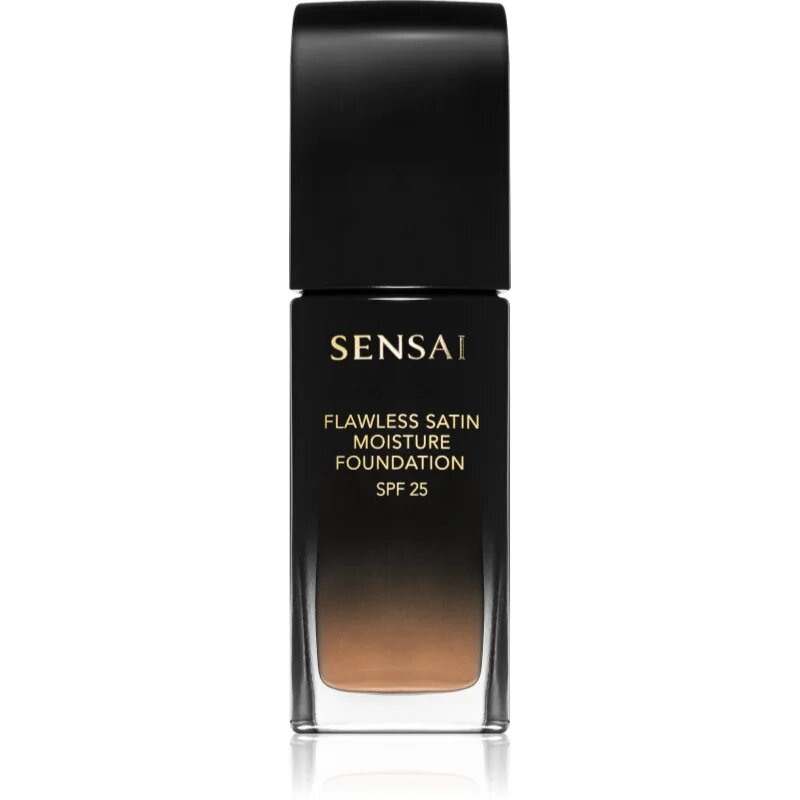 Sensai Flawless Satin Moisture Foundation tekoči puder SPF 25 odtenek 206 Brown Beige 30 ml