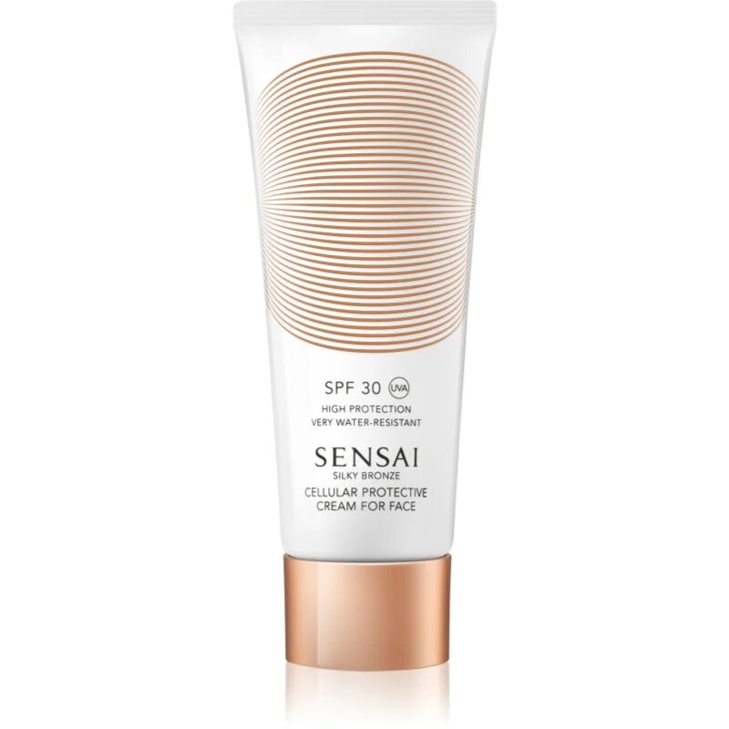 Sensai Silky Bronze Cellular Protective Cream krema proti gubam za sončenje SPF 30 50 ml