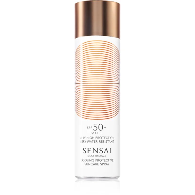 Sensai Silky Bronze Cooling Protective Suncare Spray zaščitno pršilo proti sončnemu sevanju SPF 50+ PA ++++ 150 ml