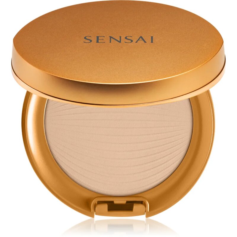 Sensai Silky Bronze Natural Veil Compact kompaktni pudrasti make-up za posvetlitev in zgladitev kože odtenek SC01 Light 85 g