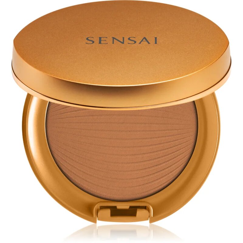 Sensai Silky Bronze Natural Veil Compact kompaktni pudrasti make-up za posvetlitev in zgladitev kože odtenek SC04 Dark 85 g