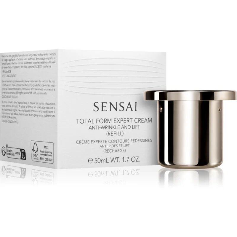 Sensai Total Form Expert Cream Refill vlažilna krema proti staranju nadomestno polnilo 50 ml