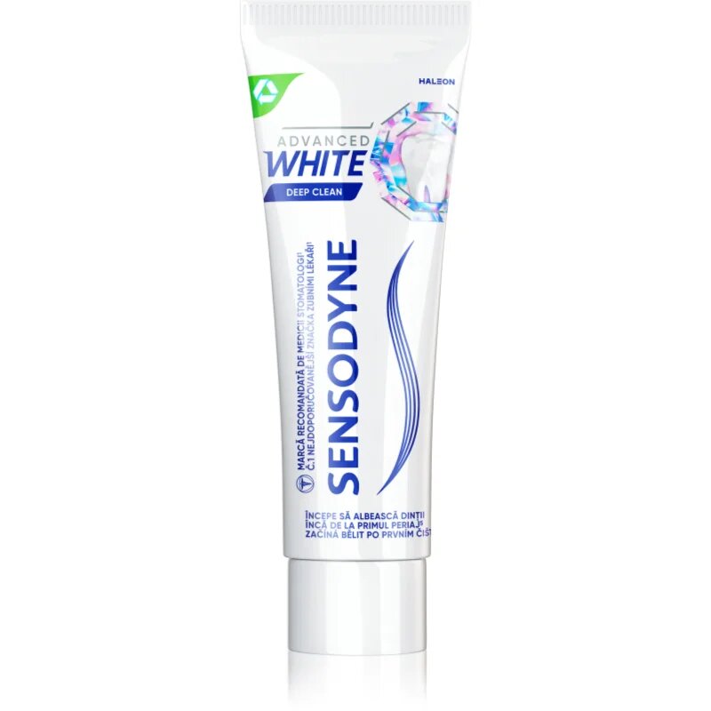 Sensodyne Advanced White Deep Clean zobna pasta za beljenje zob 75 ml