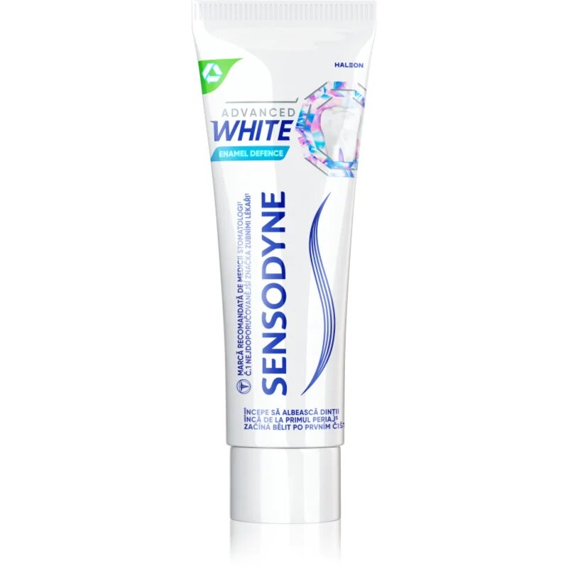 Sensodyne Advanced White Enamel Defence zobna pasta za beljenje zob 75 ml