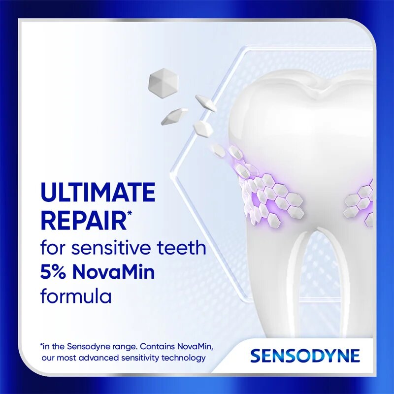 Sensodyne Clinical Repair Active Clean zobna pasta 2x75 ml
