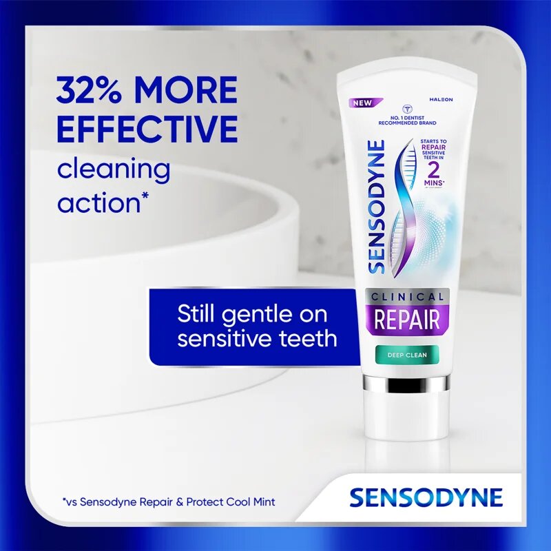 Sensodyne Clinical Repair Active Clean zobna pasta 75 ml