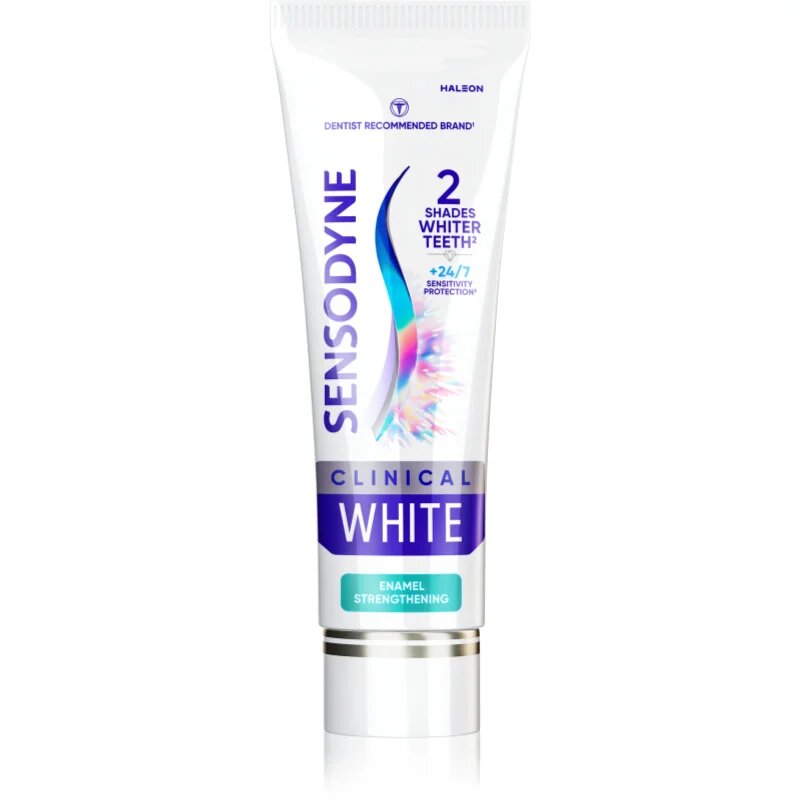 Sensodyne Clinical White Enamel Strengthening zobna pasta za beljenje zob 75 ml