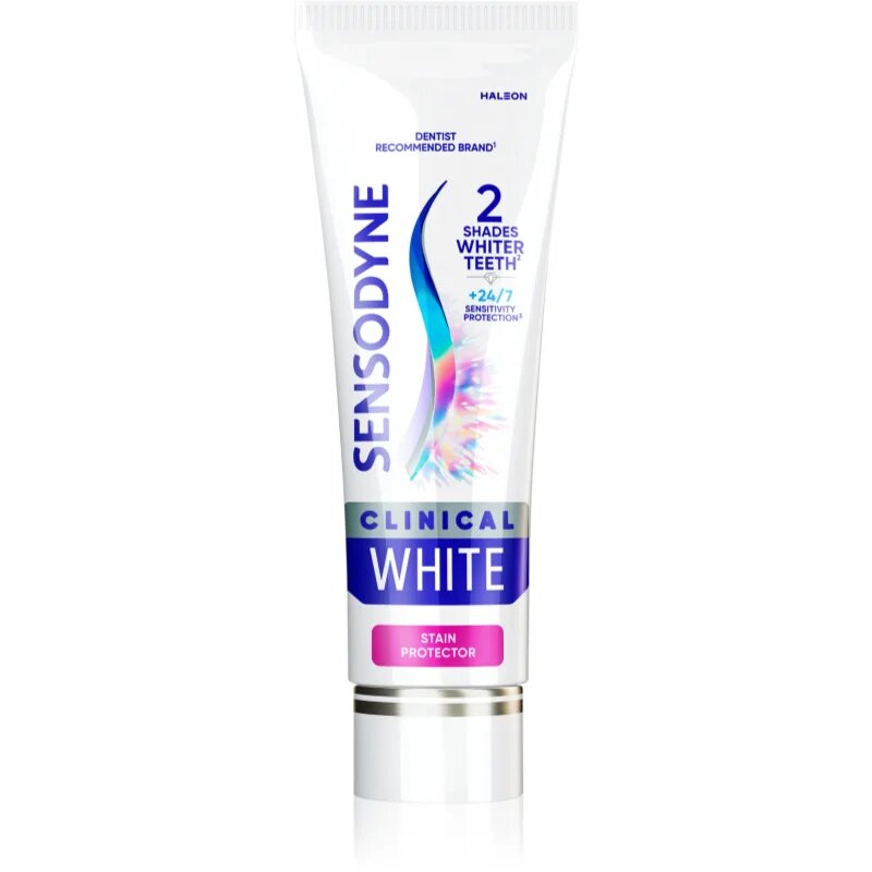 Sensodyne Clinical White Stain Protector zobna pasta za beljenje zob 75 ml