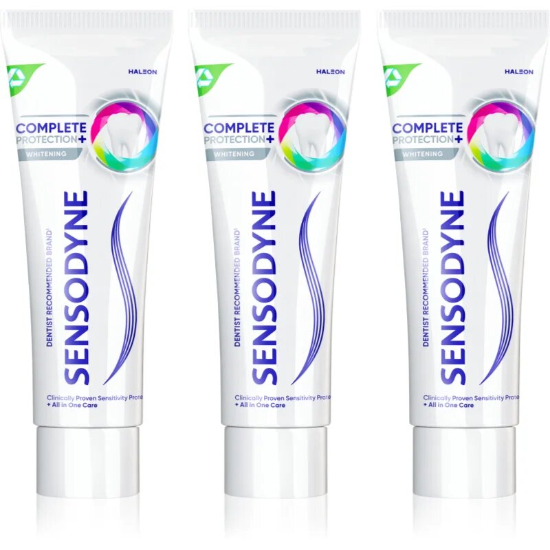 Sensodyne Complete Protection Whitening zobna pasta za beljenje zob 3x75 ml