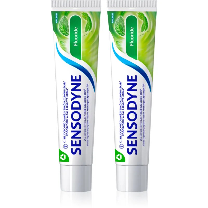 Sensodyne Fluoride zobna pasta za občutljive zobe 2x75 ml