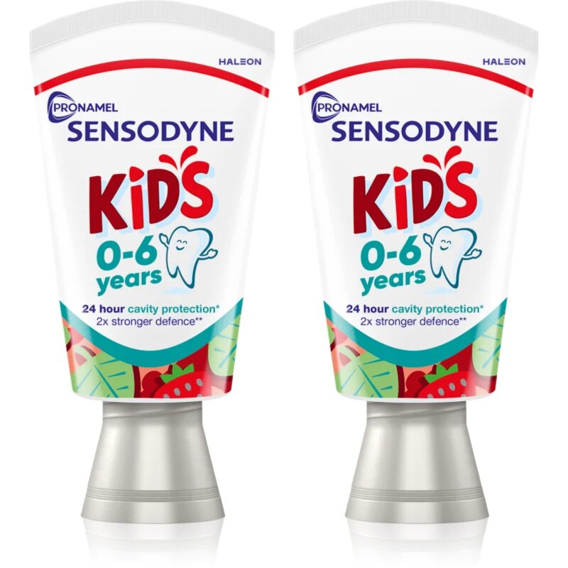 Sensodyne Pronamel Kids otroška zobna pasta 0-6 Years 2x50 ml