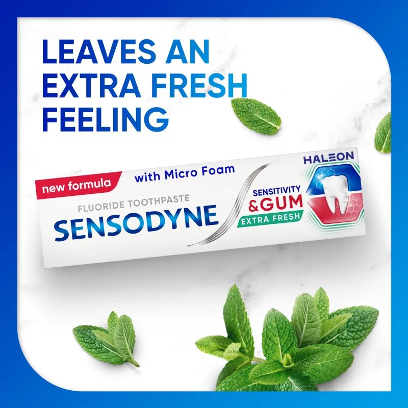 Sensodyne Sensitivity & Gum zobna pasta za občutljive zobe Mint 3x75 ml