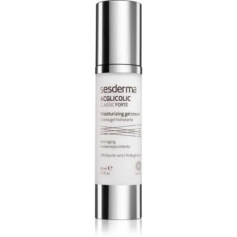 Sesderma Acglicolic Classic Forte Facial gelasta krema za kompleksno nego proti gubam 50 ml