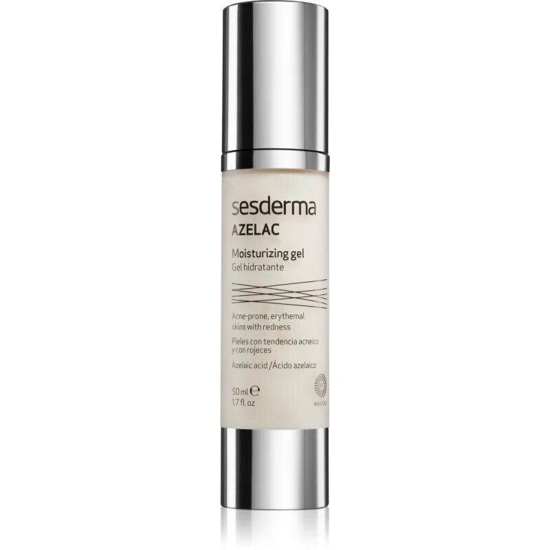 Sesderma Azelac vlažilni gel za razpokane in razširjene žilice 50 ml