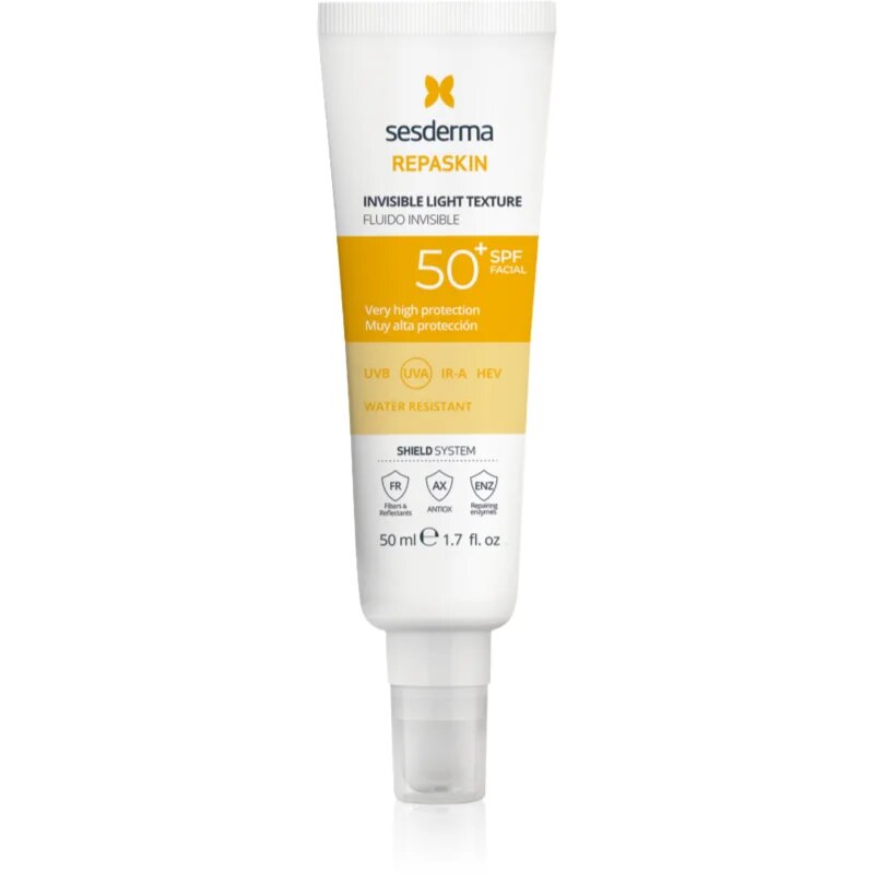 Sesderma Repaskin Invisible Light zaščitni fluid SPF 50+ 50 ml