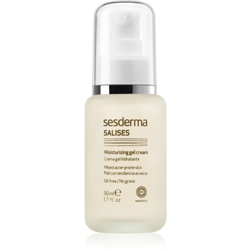 Sesderma Salises vlažilna gel krema za mastno k aknam nagnjeno kožo 50 ml