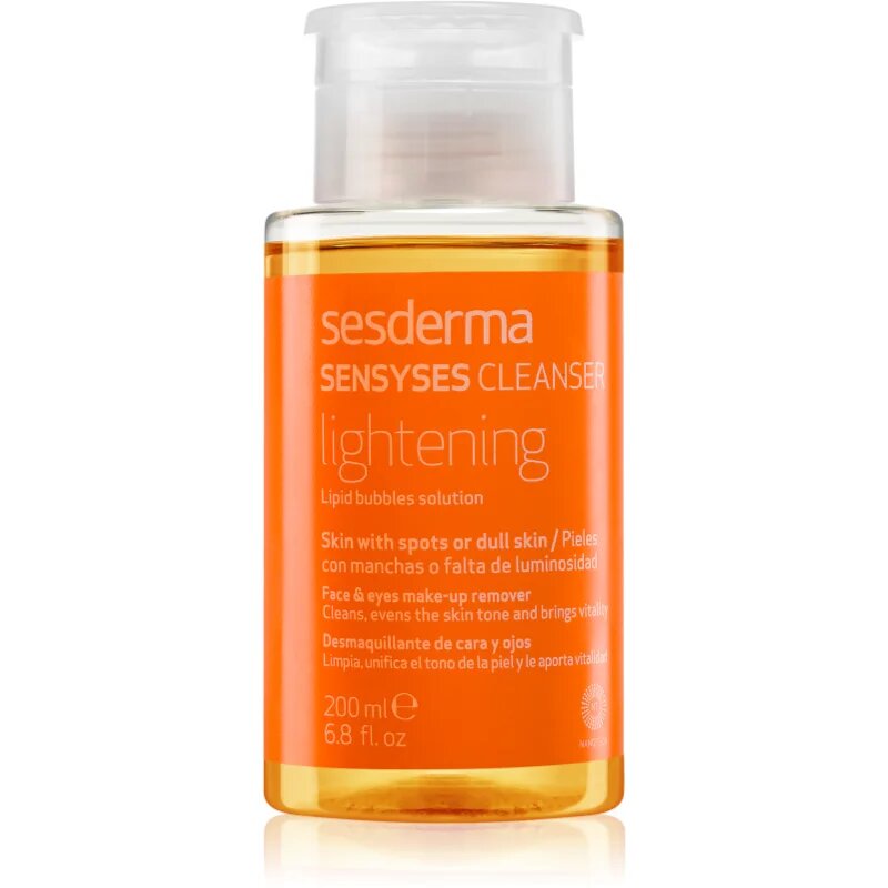 Sesderma Sensyses Cleanser Lightening odstranjevalec ličil za kožo s hiperpigmentacijo 200 ml