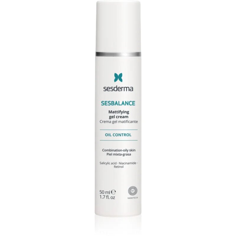 Sesderma Sesbalance Mattifying Gel-Cream matirajoča gel krema s salicilno kislino 50 ml