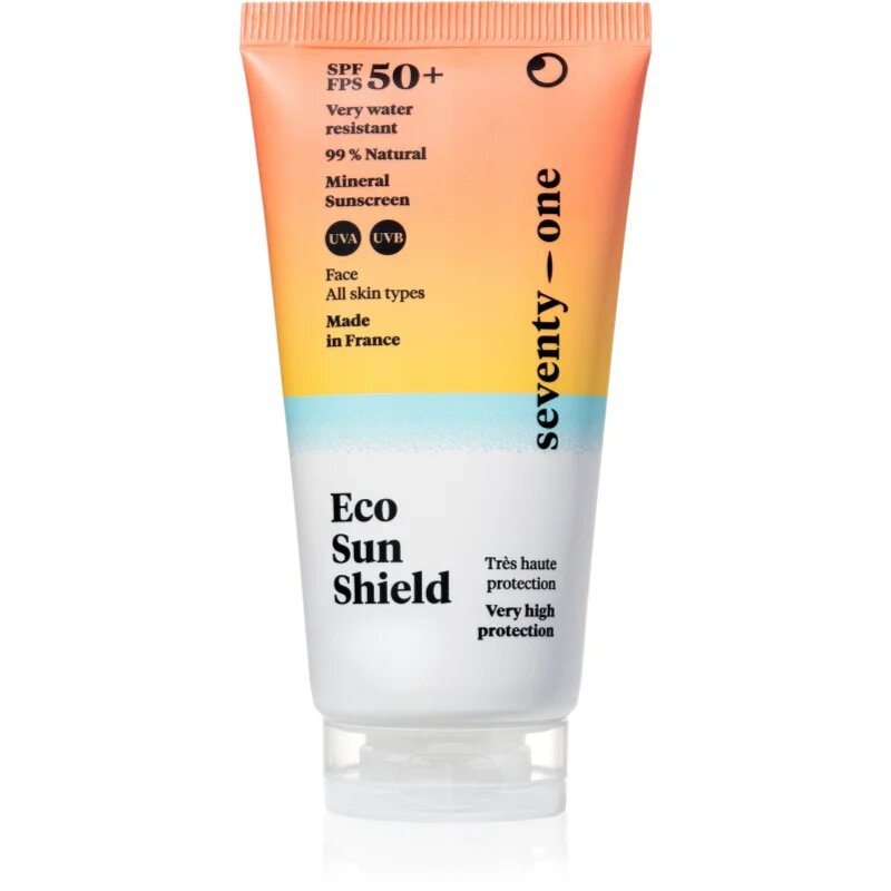 SeventyOne Eco Sun Shield SPF50+ krema za sončenje SPF 50+ 50 ml