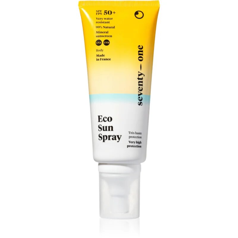 SeventyOne Eco Sun Spray SPF50+ pršilo za sončenje z visoko UV zaščito SPF 50+ 100 ml