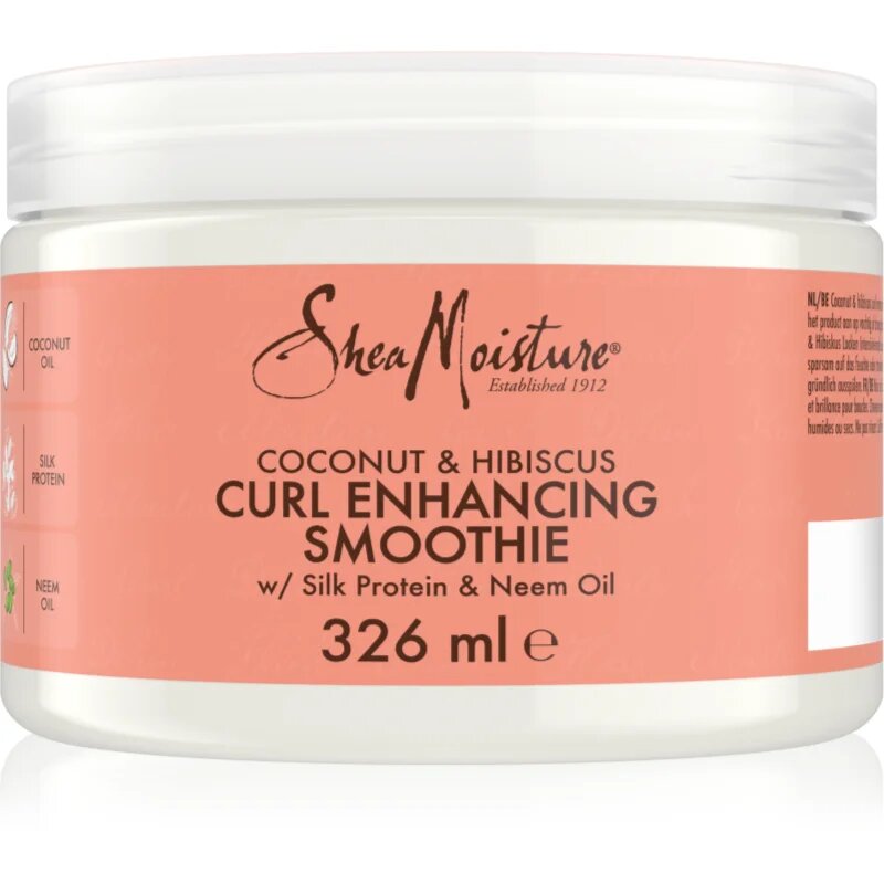 Shea Moisture Coconut & Hibiscus krema brez spiranja za kodraste lase 340 g