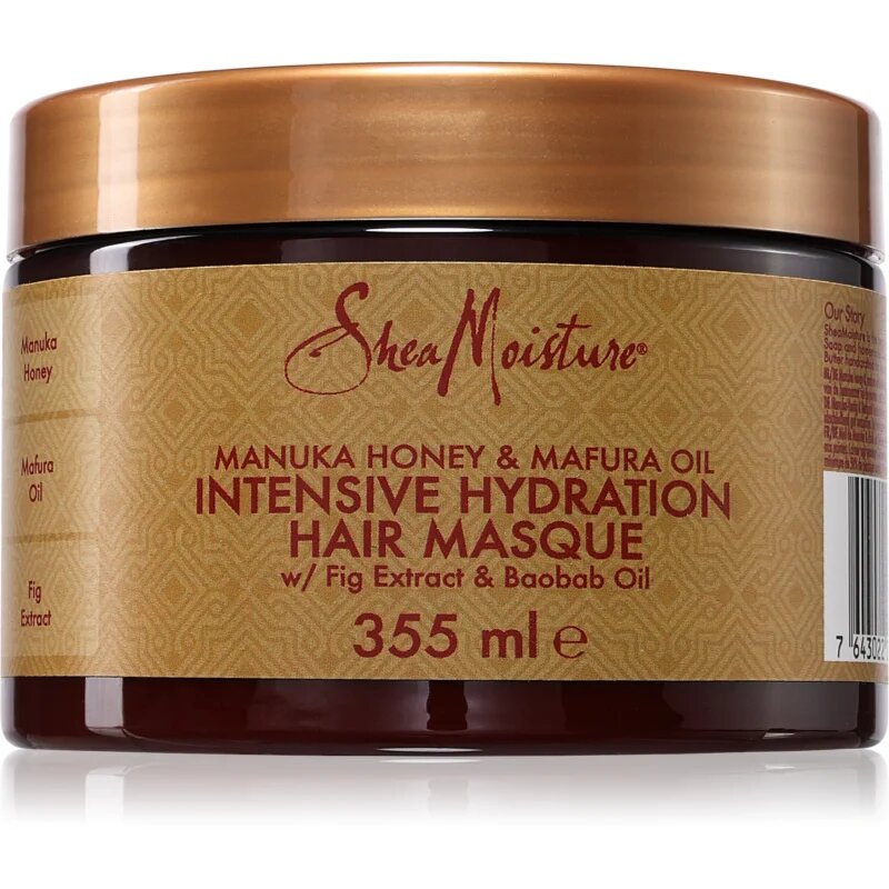Shea Moisture Manuka Honey & Mafura Oil intenzivna vlažilna maska za lase 355 ml