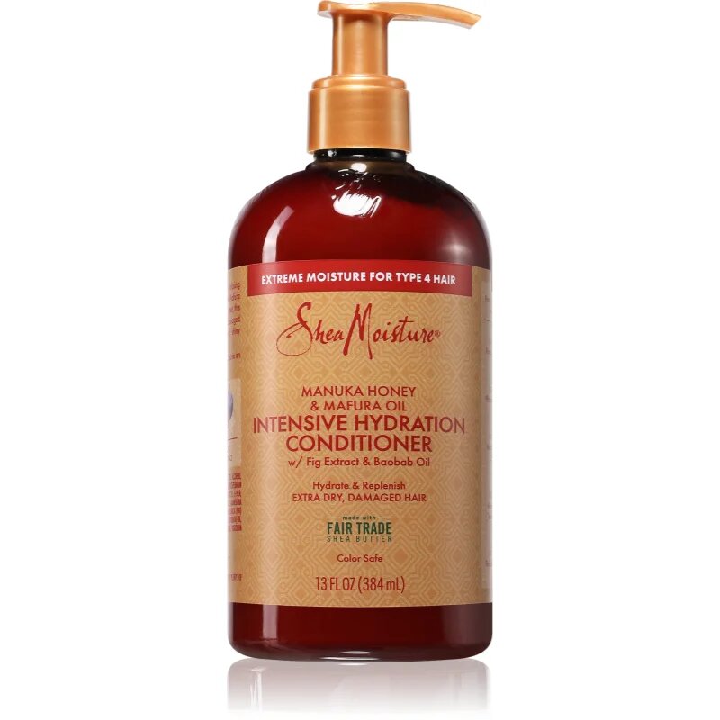 Shea Moisture Manuka Honey & Mafura Oil vlažilni balzam za suhe in poškodovane lase 384 ml